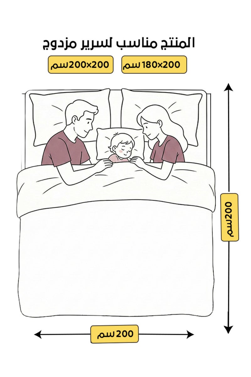 Melen Mariza Light Gray Summer Double Bed Sheet Set, 3 Pieces, Lightly Padded - Image 5